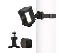 Support de sangle à interface filetée standard 1/4 pouce-20,compatible avec les supports de sangle pour caméras Ring/Arlo/Wyze/Eufy/Trail/caméras solaires dotées d'interfaces filetées 1/4 pouce-20