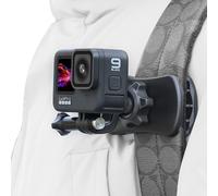 Support de Sangle de Sac à Dos à Rotation à 360° Compatible avec Les caméras d'action GoPro Hero 13,12,11,10,9,8,7,Hero(2018),6,5,Fusion,DJI Osmo Action 5 Pro/4/3/2,Crosstour