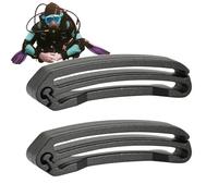Support de sangle de sangle de sangle de sac à dos - Clip de gilet de fin de 2 pièces, fournitures anti-érosion légères à glissement rapide | Matériel de harnais durable pour ceinture de sangle et