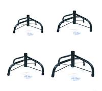 Support de sapin de Noël artificiel avec pieds pliables en fer et support de base en métal supportant les arbres de 1,2 à 1,8 m de hauteur et un diamètre du poteau central inférieur à 3,5 cm (C)