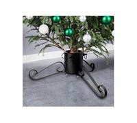 Support de Sapin de Noël Base d'Arbre de Noël Porte-sapin Support d'Arbre de Noël Base de Sapin de Noël Salon Noir 58x58x21 cm