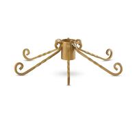 Support de sapin de Noël en métal au design antique - 60 cm - Avec trou de 8,4 cm - Support pour arbres jusqu'à 250 cm - Support pour arbres artificiels et réels - Cuivre