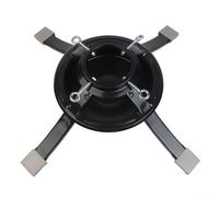 Support de sapin de Noël en métal avec base en fonte, bol de stockage d'eau, convient aux troncs de 5 à 12 cm pour arbres vivants jusqu'à 2,7 m, pour une forte stabilité, assemblage facile pour