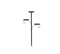 Support de sapin de Noël en métal avec trois niveaux et présentoir à bougies rétro pour décoration de la maison (60 cm)