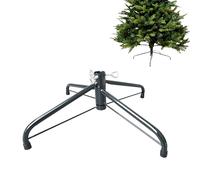 Support de sapin de Noël pour arbres artificiels - Base en métal robuste - Pliable - Avec vis réglables - Support robuste pour 1,2 m, 1,5 m, 1,8 m - Vert