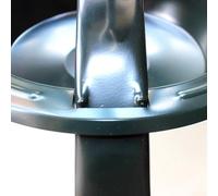 Support de sapin de Noël robuste en métal pour tronc de 61 à 20,3 cm, convient aux arbres vivants de moins de 2,7 m, capacité de charge maximale de 45,4 kg (taille L)