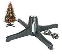 Support de sapin de Noël rotatif - 66 x 66 x 19,1 cm - Grand arbre de Noël avec base rotative électrique - Support de pied d'arbre - Rotation bidirectionnelle d' en arrière - Convient pour les