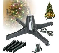 Support de Sapin de Noël, Support À Rotation 360°avec 3 Réglages, Base Tournante pour Arbre Artificiel Jusqu'à 2.3M / 36Kg
