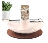 Support de Sauge pour brûler, brûleur de Support Palo Santo,Bol brûlant de Sauge | Support de brûleur Santo, Plateau de Combustion de bâtons d'encens, Support de Sauge, Support de bâtons