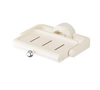 Support de savon de douche à ventouse - Porte-savon pour camping-car, compteur rotatif, étagère en éponge drainant et économisant de l'espace réglable pour salle de bain