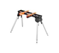 Support de Scie à Onglet en Acier Capacité 149,5kg Hauteur Réglable 73,9-83,5cm