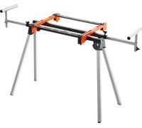 Support de scie à onglet pliable - Capacité de charge de 136 kg - Support robuste en acier pour des coupes précises - Idéal pour les artisans et le travail du bois
