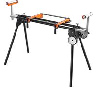 Support de scie à onglet VEVOR Capacité de charge 250 kg, support de scie à onglet pliable en acier, réglable en hauteur et en longueur