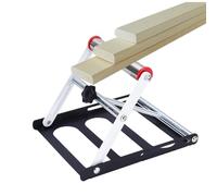 Support de scie circulaire de table - Cadre en fer pliable de 20 x 16,5 cm - Support de machine à découper réglable en hauteur - Table de scie à onglet - Accessoire de travail en métal - Porte-outils