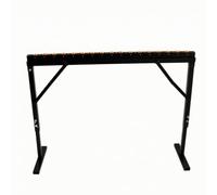 Support de Scie Pliable Stand Pliant Rouleaux d'Alimentation Support de Travail Plate-forme d'Appui Armature en Fer Patins de Mise à Niveau Réglage, 1 Mètre, Support De Rail À Rouleaux Simple En Fer