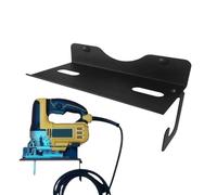 Support de scie sauteuse, organisateur d'outils électriques, support de rangement en métal, conception de montage mural peu encombrant pour un rangement facile de la scie sauteuse, organisation d'