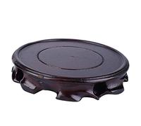Support De Sculpture Présentoir En Bois Massif Piédestal Base Rond Diamètre Intérieur 11 Cm Pour Vase Aquarium Théière Ornement Pierre Brûleur Encens