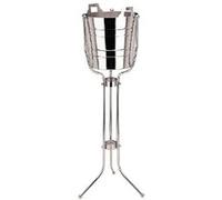 Olympia - Support en inox poli pour seau à vin et à champagne, argenté, 756(H) x 229(Ø) mm, Compatible avec le seau à vin C578, inox hautement poli, C582