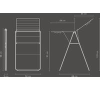 Support de séchage Brabantia HangOn 15 mètres