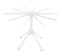 Support de séchage de pâtes pliable, support spaghetti fait maison, cintre nouilles, outil suspension pliable cuisine blanc pour un rangement facile, bras rotatifs (Blanche)