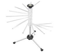 Support de séchage de pâtes, support de nouilles pliant en acier inoxydable à Rotation manuelle avec 14 bras détachables pour la cuisine domestique