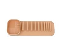 Support de séchage mural for pinceaux maquillage, 3 pièces, en Silicone souple, for cosmétiques, outil nettoyage, organisateur suspendu for outils beauté Pour Pinceaux De Maquillage(Mixed color)