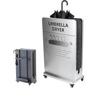 Support de séchage pour parapluie, machine de retrait efficace de l'eau de pluie avec roulettes, double couche absorbante, idéal pour les hôtels, centres commerciaux, banques, écoles, finition