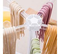 Support de séchage pour pâtes, support de séchage pour pâtes et spaghetti | avec 4 branches | support de nouilles de séchage rapide | pour faire des nouilles maison Blanc