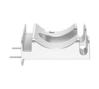 Support de sèche-cheveux au design simple, solution de rangement avec gestion des fils pour salles de bains et dressing, salle de maquillage, organisateur de sèche-cheveux