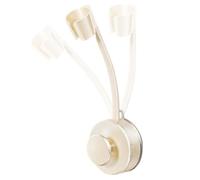 Support de sèche-cheveux mains libres - Support mural à succion, rotatif à 360 degrés - Bras réglable compatible avec 99 % de séchoir pour salle de bain miroir carrelage maison hôtel dorm