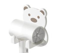 Support de sèche-cheveux multifonction étanche pour outils de cheveux | Séchoir à soufflage pour rangement de salle de bain