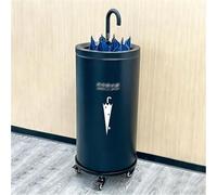 Support de séchoir à parapluie en acier inoxydable avec bac à eau amovible, roues silencieuses, support absorbant l'eau de pluie pour garder les sols propres et secs, pour la maison, le bureau et un