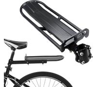 Support de selle arrière réglable en aluminium pour vélo | Charge maximale de 10 kg, libération rapide, VTT et vélo de route, sac à dos et courses, rangement de bagages