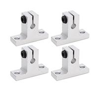 Support de serrage de rail linéaire 4 PCS | Guide en alliage en aluminium Clamp de rail pour imprimantes 3D / machines CNC / robots industriels | Modèle SK6 haute précision