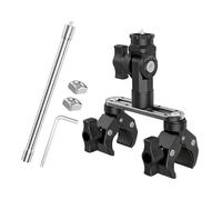 Support de serrage en alliage pour caméra d'action, rotation à 360 degrés, design résistant aux chocs, aventure hors route, fixation sécurisée, support de caméra