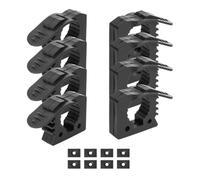 Support De Serrage En Caoutchouc À Dégagement Rapide | Support de pelle rapide for véhicules tout-terrain, voiture, camion, remorque, camping-car, bateau(Black 8PCS)