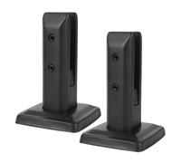 Support de serrage en verre noir de 160 mm de hauteur, vis en acier inoxydable 304 pour poteaux de 10 à 13 mm, idéal pour les rampes d'escalier, les clôtures et élégant
