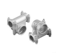 Support de serrage ergonomique en aluminium monté sur le côté pour débroussailleuses pour débroussailleuses et tubes ronds de 26 mm et 28 mm (28 mm)