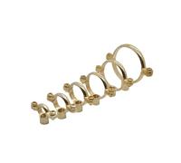 Support de serrage for tube de diamètre extérieur 15, 22, 28, 35, 42, 54 mm, laiton poli, M10, fixation for tuyau, plomberie, eau(Fit 42mm OD Tube)