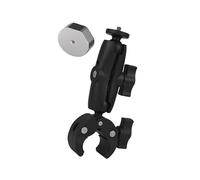 Support de serrage portable en aluminium léger - Installation facile - Angles réglables pour antenne parabolique à double tête - Pour extérieur et maison