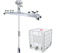 Support de serrage pour agitateur pneumatique pour réservoir, baril, mélange de tambour, solution d'agitation alimentée par air