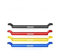 Support de serrage pour guidon de moto pour caméra d'action Dji On pour enduro, motocross Streetfighter, barres argentées (rouge)