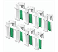 Support de Serrage pour Store Enrouleur Duo, Store Enrouleur, Mini Store Enrouleur, sans perçage, réglable de 1,5 à 2 cm, 4 Paires, y Compris Patins adhésifs