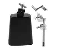 Support de Serrage pour Tambour Pince de Cloche Réglable en Métal Robuste | Mécanisme Main, Protection en Caoutchouc Antidérapante, Accessoires Inclus, Adapté aux Cercles de Grosse Caisse