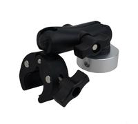 Support de serrage pour tube rond réglable avec adaptateur en alliage d'aluminium pour Starlink Mini, support réglable à angle pour toit d'échelles de camping-car et poteaux extérieurs,