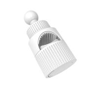 Support de serrage rotatif à 360° avec rotule de 17 mm, blanc | Fixation rapide, adaptateur de serrage en plastique, pour clip de téléphone portable, support de tablette