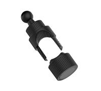 Support de serrage rotatif à 360° avec rotule de 17 mm, noir | Fixation rapide, adaptateur de serrage en plastique, pour clip de téléphone portable, support de tablette