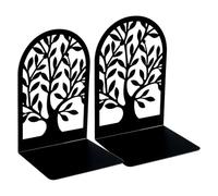 Support de Serre-Livres pour Bureau, Serre-Livres pour étagères | Support de Livre de Support de Serre-Livres de Conception d' d'arbre en métal - Porte-Livres Bouchons de Livres pour étagères, ta