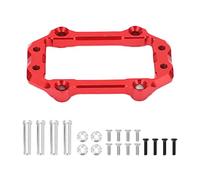 Support de servo de direction en alliage d'aluminium pour voitures télécommandées Arrma Kraton 1/8, pièce de mise à niveau légère et durable (Rouge)