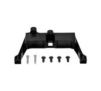 Support de Servo en Alliage d'Aluminium pour Verrouillage de Différentiel Compatible Traxxas TRX4 110 Voiture RC (Noire)